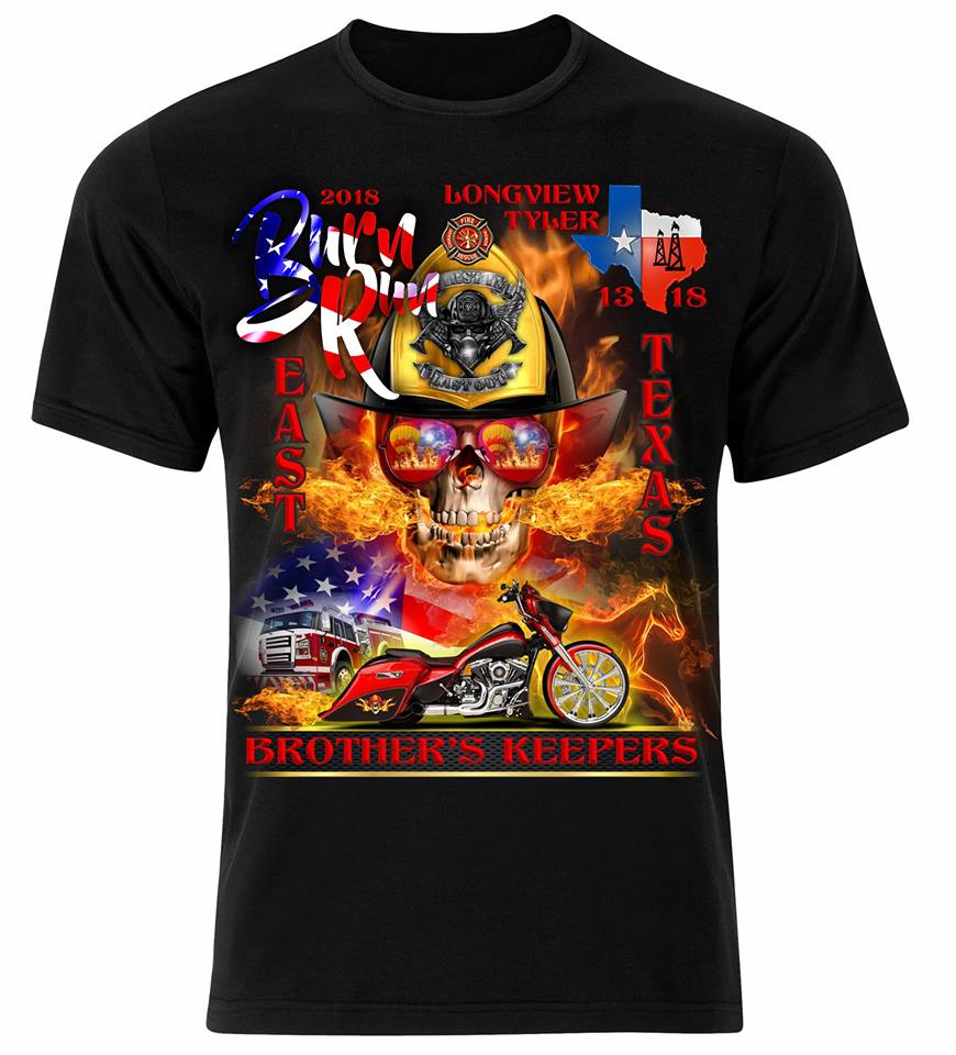 East Texas Burn Run Brother's Keepers MC A Firefighters' Motorcycle